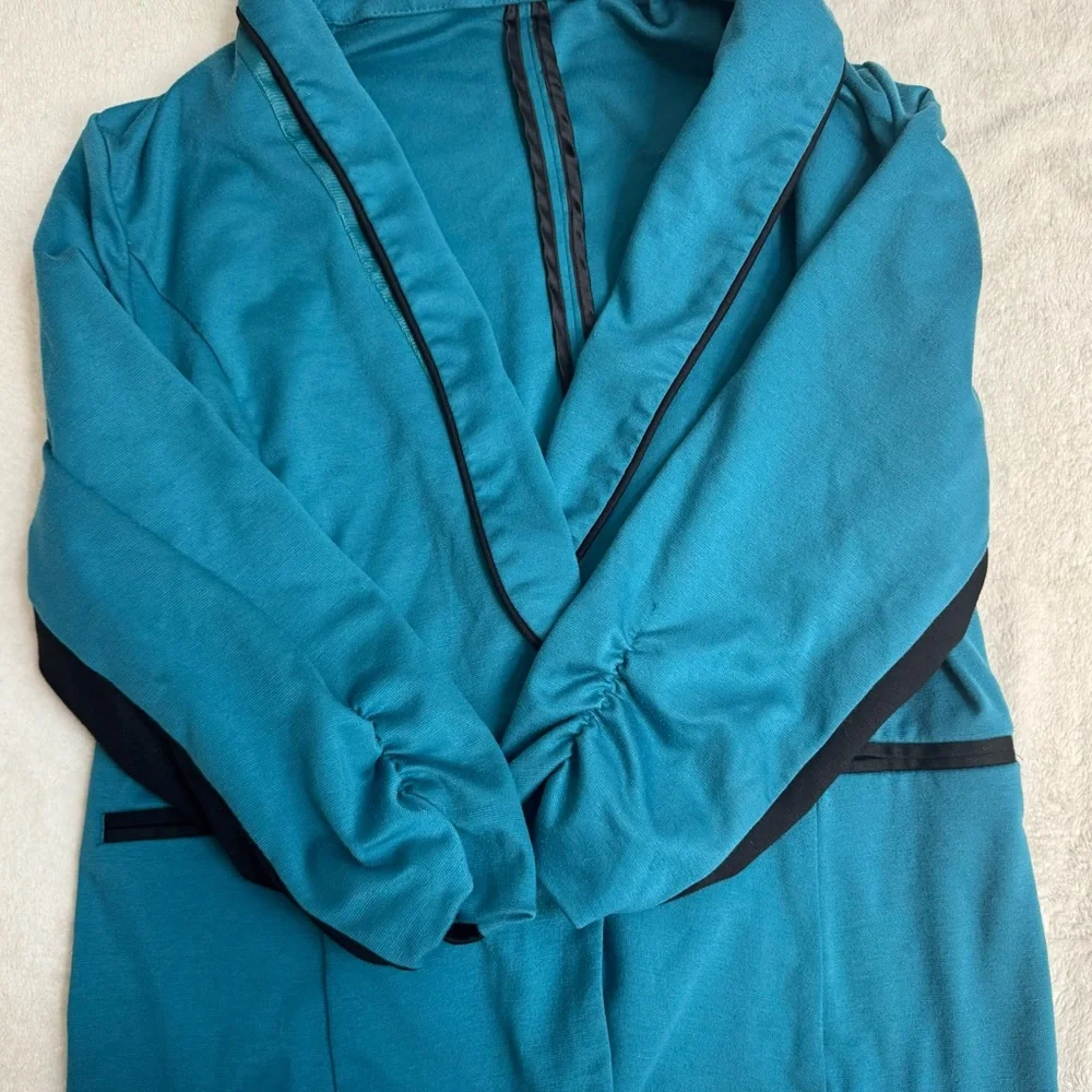 Maurices Teal and Black Women's Blazer Plus Size XXL - Picture 5 of 12